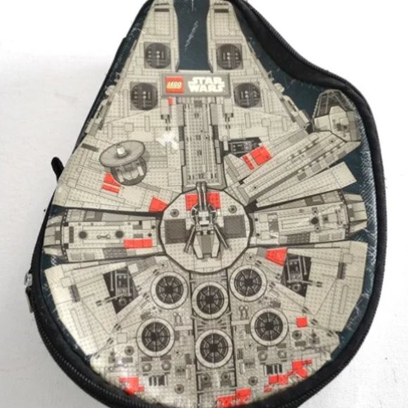 Lego Star Wars Mini Figure Display Case Soft Side Zip Close Gray And Bla… - Picture 3 of 6